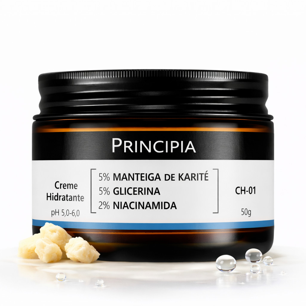 Creme Hidratante Facial Principia Ch-01 Karité Glicerina 50g