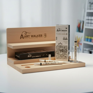 Caneta Apagadora Acrílica com Ponta Dupla Marcadores Removedor Desenho Art Walker em Oferta na Shopee