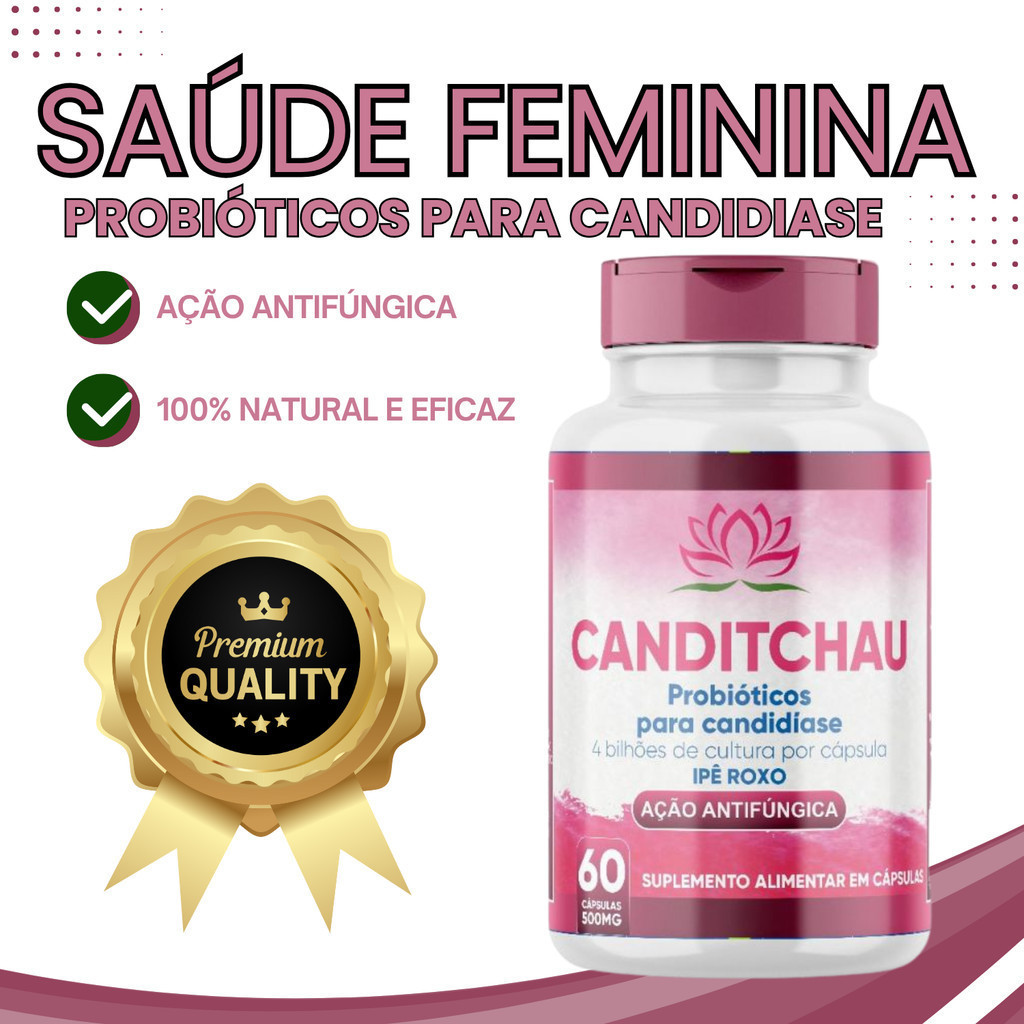 CANDITCHAU PROBIÓTICOS ANTIFUNGO LACTOBACILOS FLORA INTIMA CANDIDIASE Envio Rápido