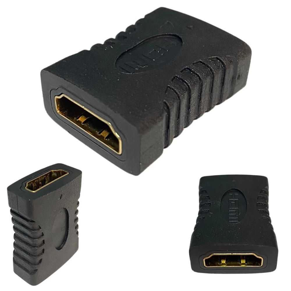 Adaptador e Extensor Hdmi Fêmea X Fêmea Conector Cabo em Oferta na Shopee