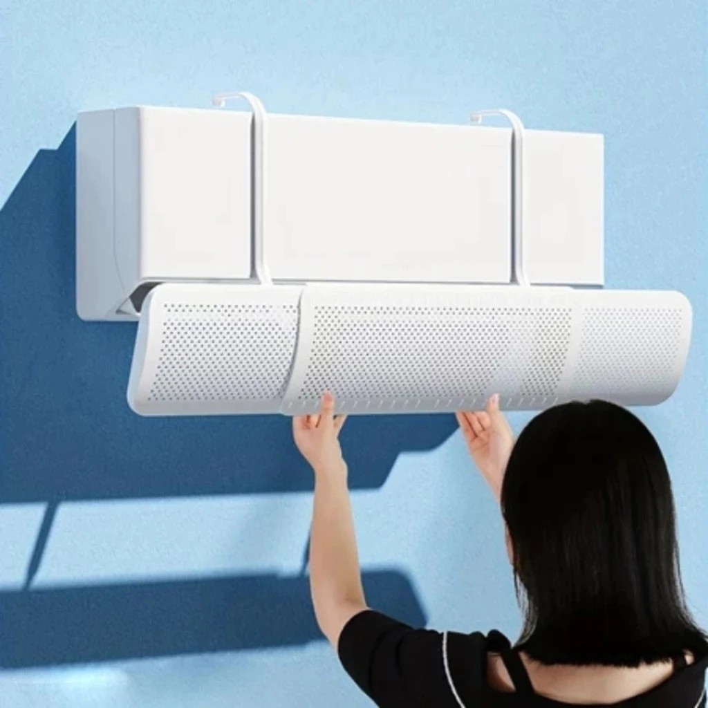 Defletor Ar Condicionado Suporte Proteção Ventilação Eletrodoméstico Achadinhos