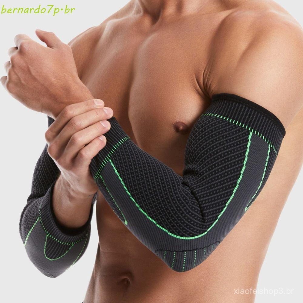 Mangas De Braço De Compressão BNARDO , Cinta De Cotovelo De Fitness De Elastano Antiderrapante , Almofada Respirável De