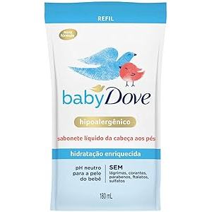 Sabonete Líquido Dove Baby Hidratação Enriquecida Refil 180ml