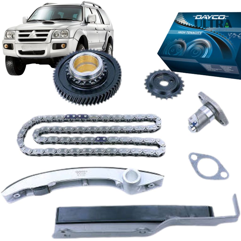 Kit Corrente Comando Mitsubishi Pajero Sport 2.8 Diesel 4M40T - 1994 a 2006 (Dayco KTC1739)