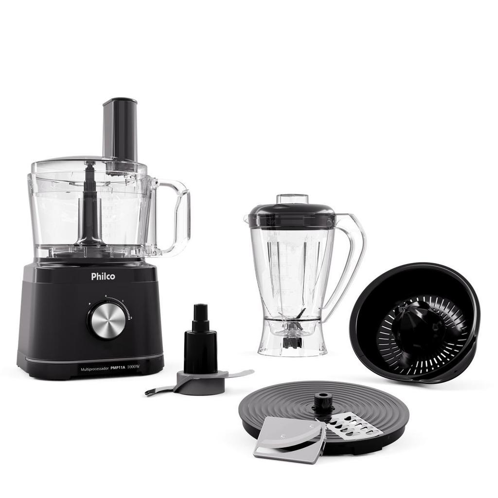 Multiprocessador Philco Concept 1000W 5 em 1 Preto PMP11A