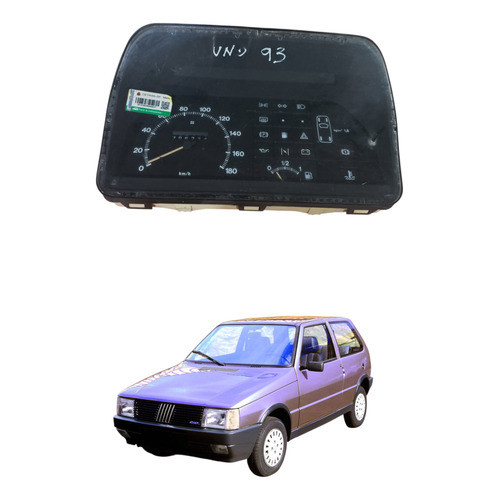 Painel Instrumentos Fiat Uno 1985 1986 1987 1988  1989 1990 Preto