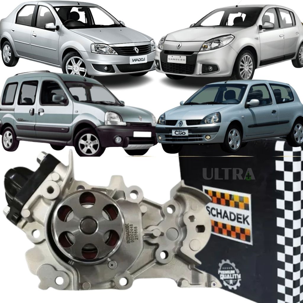 Bomba Água Renault Clio / Logan / Sandero / Kangoo / Twingo 1.0 16v 2011… (Schadek 90002448 20.349)