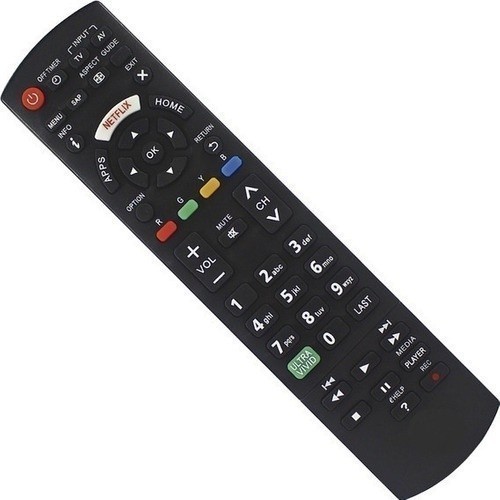 Controle Remoto compatível para Tv Panasonic Tc-32cs600b Tc-40cs600b Tc-40ds600b Fácil Uso