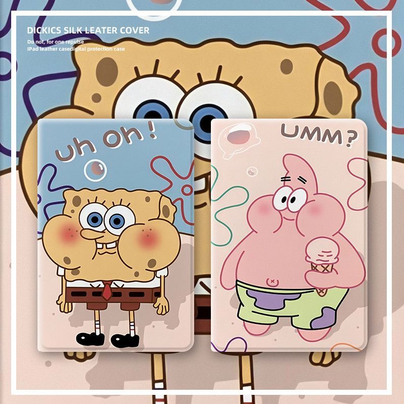 Capa Padrão do Bob Esponja para Samsung Galaxy Tab A9 A9+ S6 Lite S7 S8 S9 FE+ P