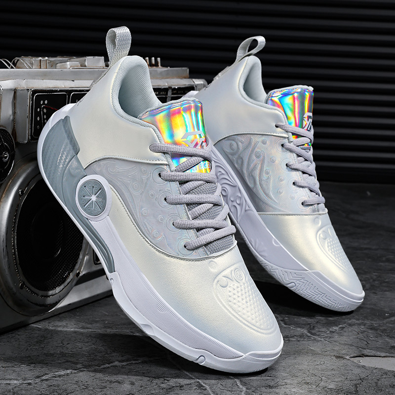 Wade's Way 12 tênis de basquete combate real adolescentes respirável resistente ao desgaste absorção de choque Anti @