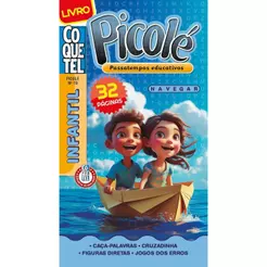 Livro Coquetel Picolé 19 | Passatempos Educativos