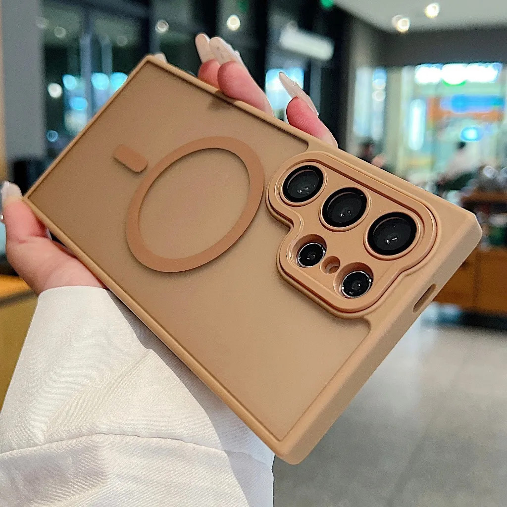 Capa Capinha Fosca Translúcida Luxo Magnética s25fe, s25 Ultra, s26fe s26Ultra em Oferta na Shopee