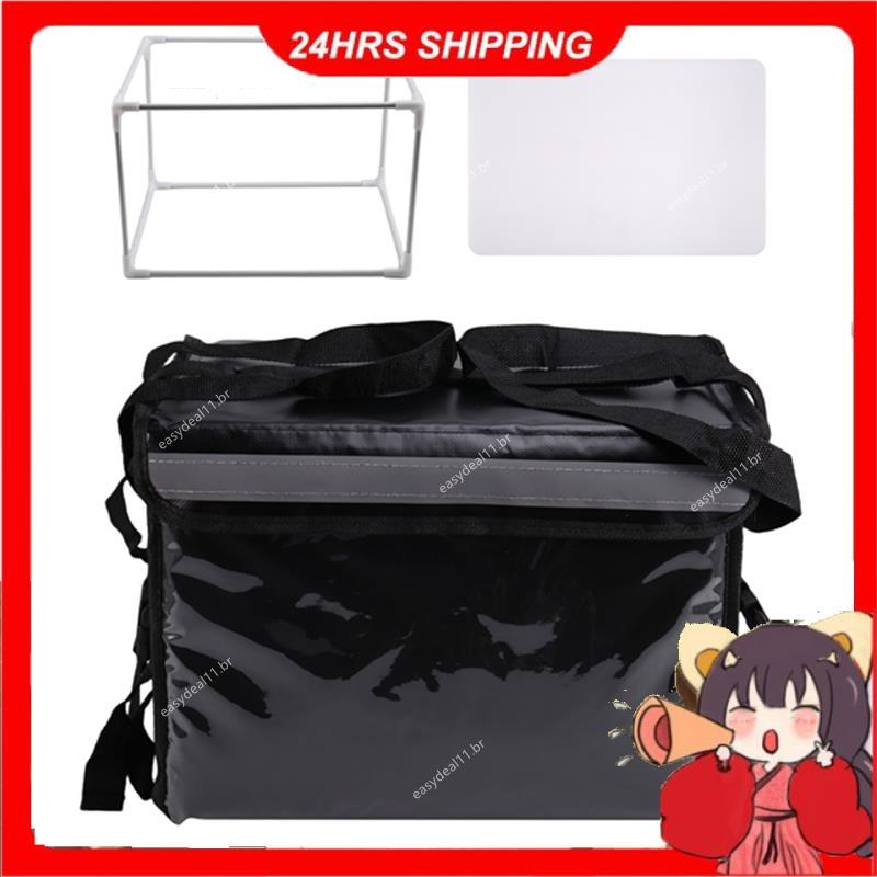 Tronco De Motocicleta À Prova D'água 32L Bolsa De Viagem Isolada Espessada Mochila Refrigerada Refrigerador De Acampamen