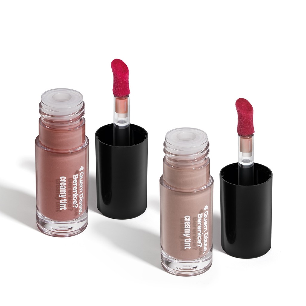 Combo Gloss Labial Creamy Tint: Avelã Rosado 4ml + Bege Nude Neutro 4ml
