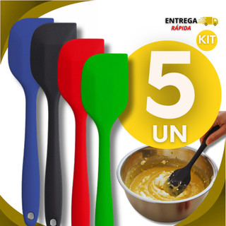 Kit Espátula de Silicone Multiuso Pão Duro Utilidades Confeitaria Casa Cozinha Multifuncional
