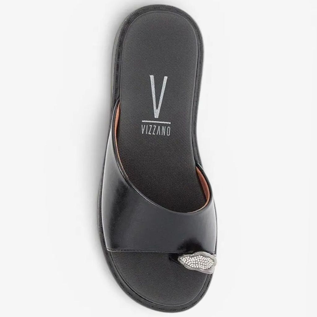 Tamanco Anabela Vizzano Detalhe Anel Feminino - Preto · foto 2