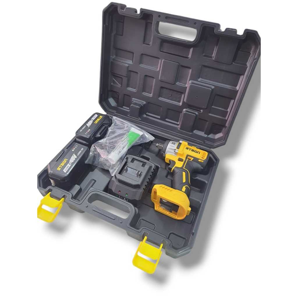 Parafusadeira Furadeira de Impacto Brusheless C/Mandril 48V 2000W 2 Baterias Lítio Troca Pneus P.QIU
