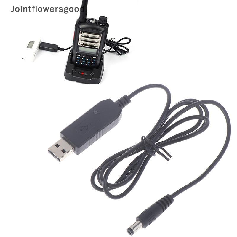 Cabo De Carregamento USB JTFG Talkie Para Base De Carregador BaoFeng UV-5R-82 BF-F8HP 82HP GD