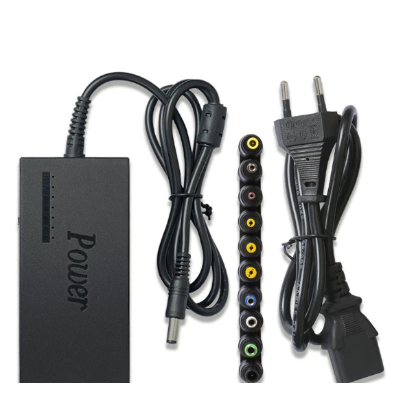 Fonte Carregador Universal Notebook Laptop computador 12v a 24v 10 Plug Compatível com 110V e 220V