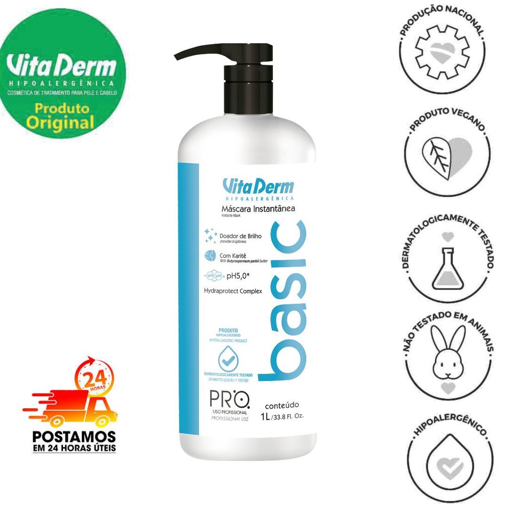 MASCARA INSTANTANEA PRO BASIC 1000ML - VITA DERM