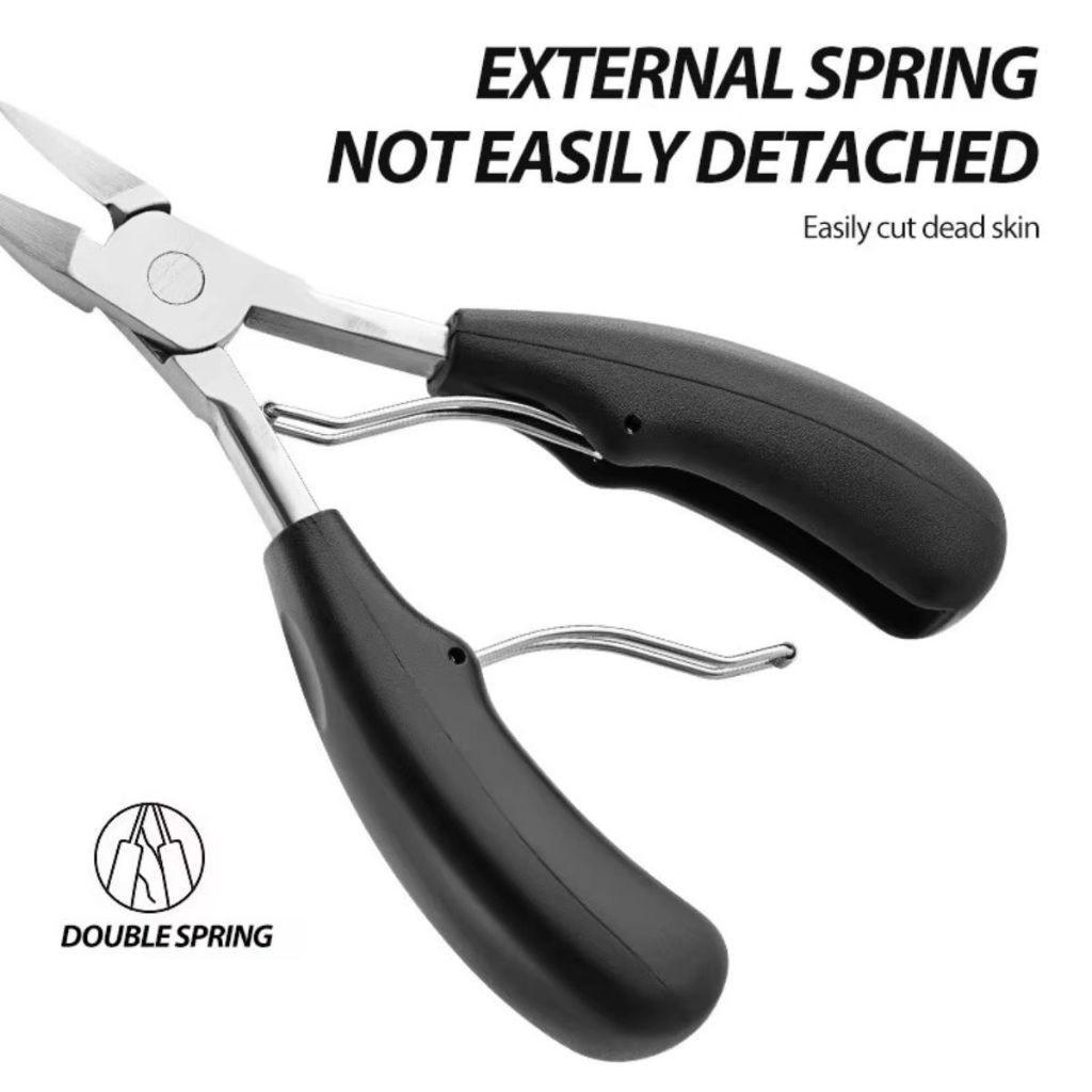 Alicate De Cortar Unha Curvado Profissional 2 dupla Aço Inox. Unha, esmalte, gel, cetim. Top