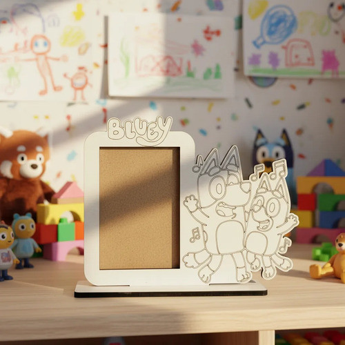 Kit 10 Lembracinha Mini Porta Retrato Bluey  - Oferta
