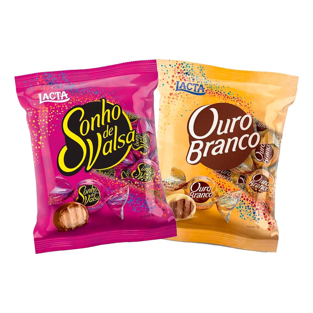Kit 2un Bombom Sonho De Valsa + Ouro Branco 1kg Sua