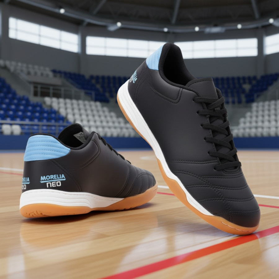 Chuteira De Salão Futsal Preta Clássica Elegante Offert