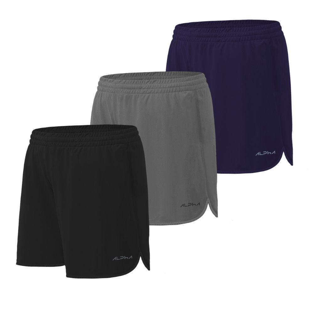 Kit 3 Shorts de Corrida Dry Alpha Co
