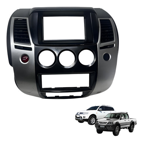 Moldura Painel Botoes Saida Ar Dakar Triton 2014 2015
