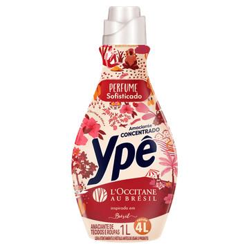 Amaciante de Roupa Concentrado L'Occitane au Brésil Ypê em Oferta na Shopee