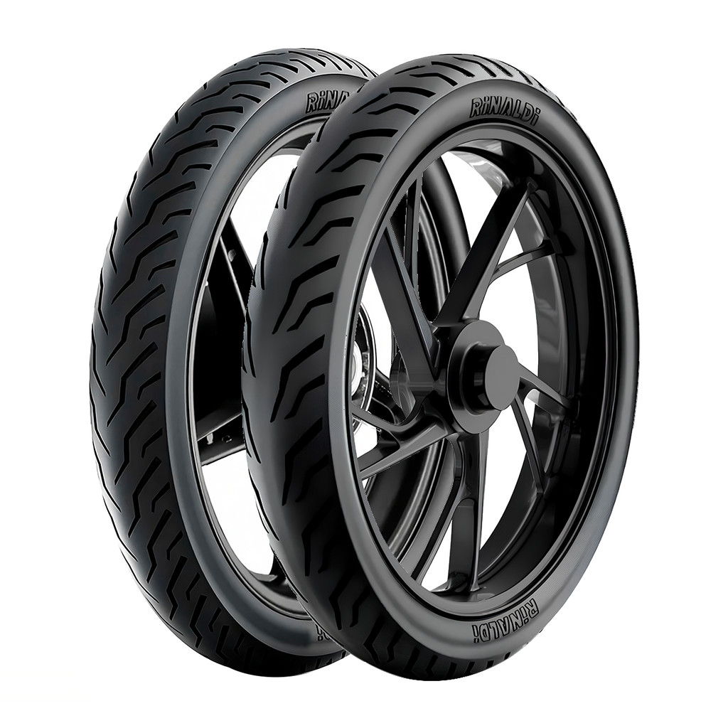 Par Pneu Rinaldi 60/100-17 e 80/100-14 SS48 uso Sem Câmara Biz Pop Jet50 Tubeless em Oferta na Shopee