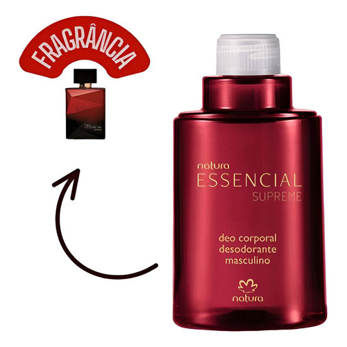 Refil Desodorante Essencial Supreme Natura Masc - 100ml em Oferta na Shopee
