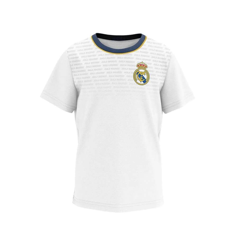 Camiseta Real Madrid Hala Infantil Branca em Oferta na Shopee