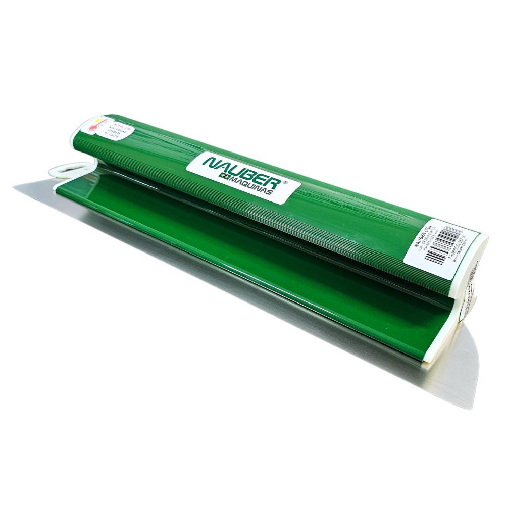 Desempenadeiras Nauber Flex 40cm com lâminas flexíveis de aço Inox e Cabo na Cor Verde