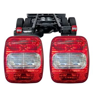 Par Lanterna Traseira Marmita Moderna Para Caminhão Ford Cargo Volkswagen Constellation 12/24V em Oferta na Shopee