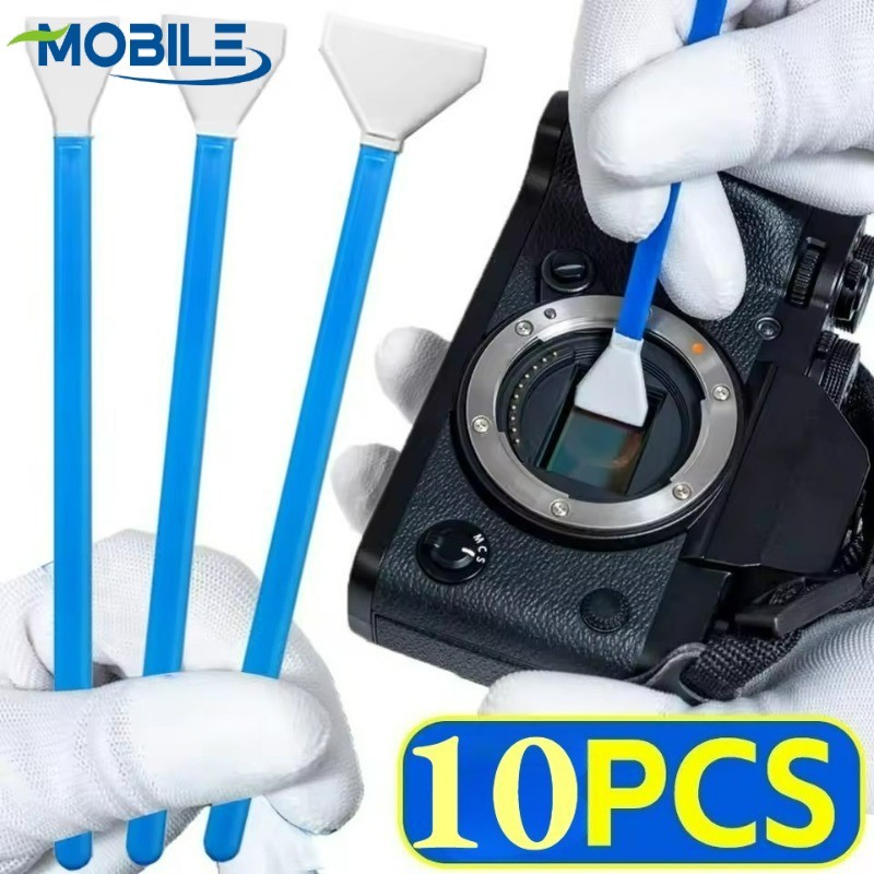 Kit De Cotonete De Limpeza De Sensor De Câmera Com Ponta De Microfibra , Seguro E Sem Arranhões Para DSLR/Espelho , Limp