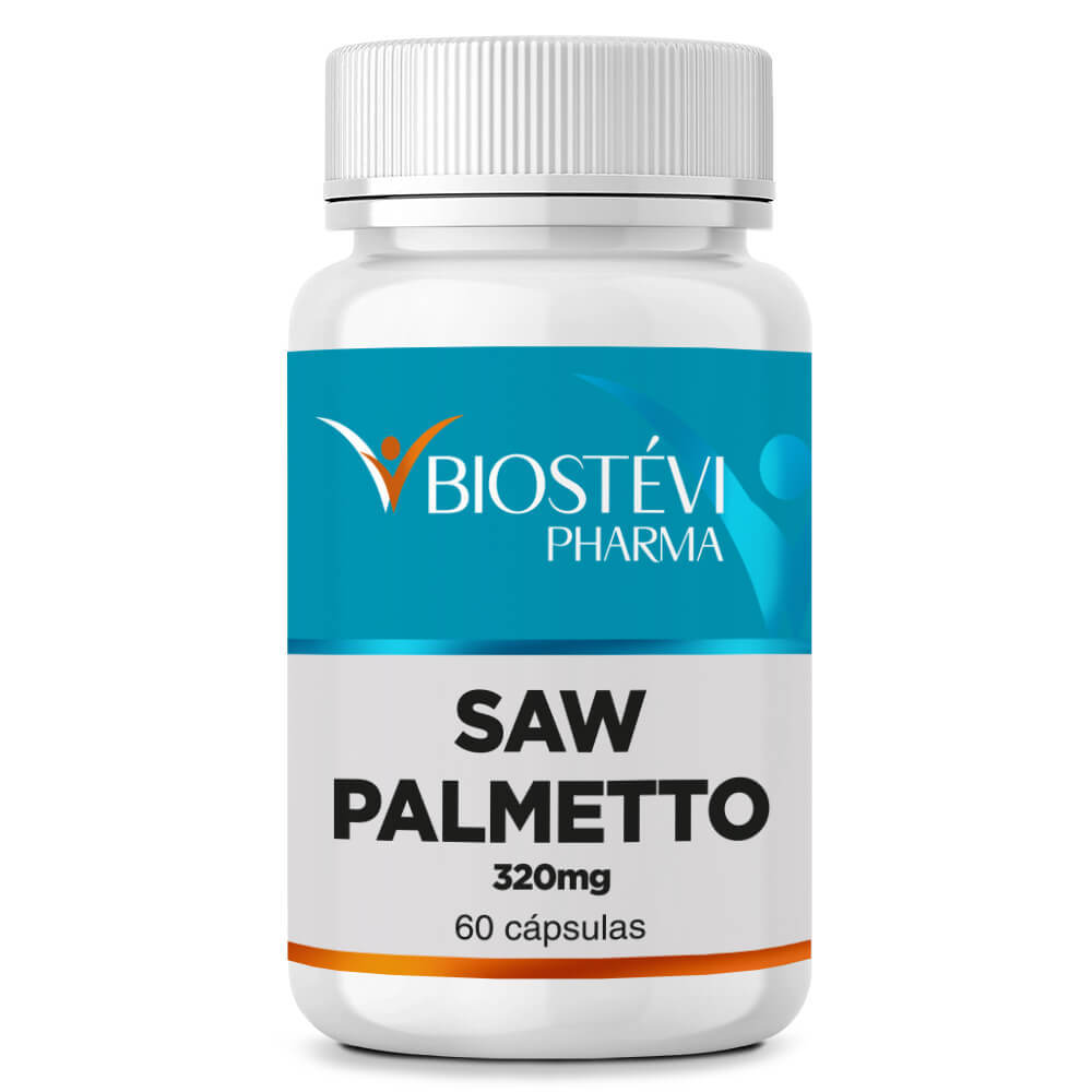 Saw Palmetto 320 mg – 60 Cápsulas | Bem-Estar Masculino