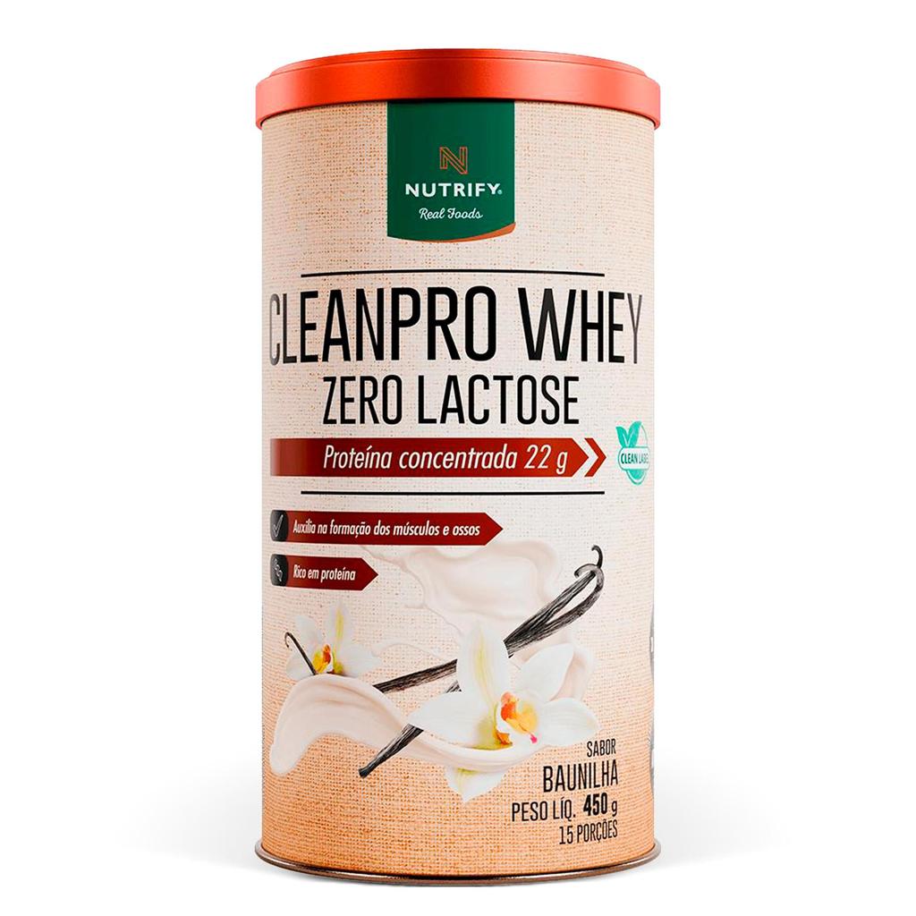 Imagem Nutrify CleanPro Whey Zero Lactose 450g