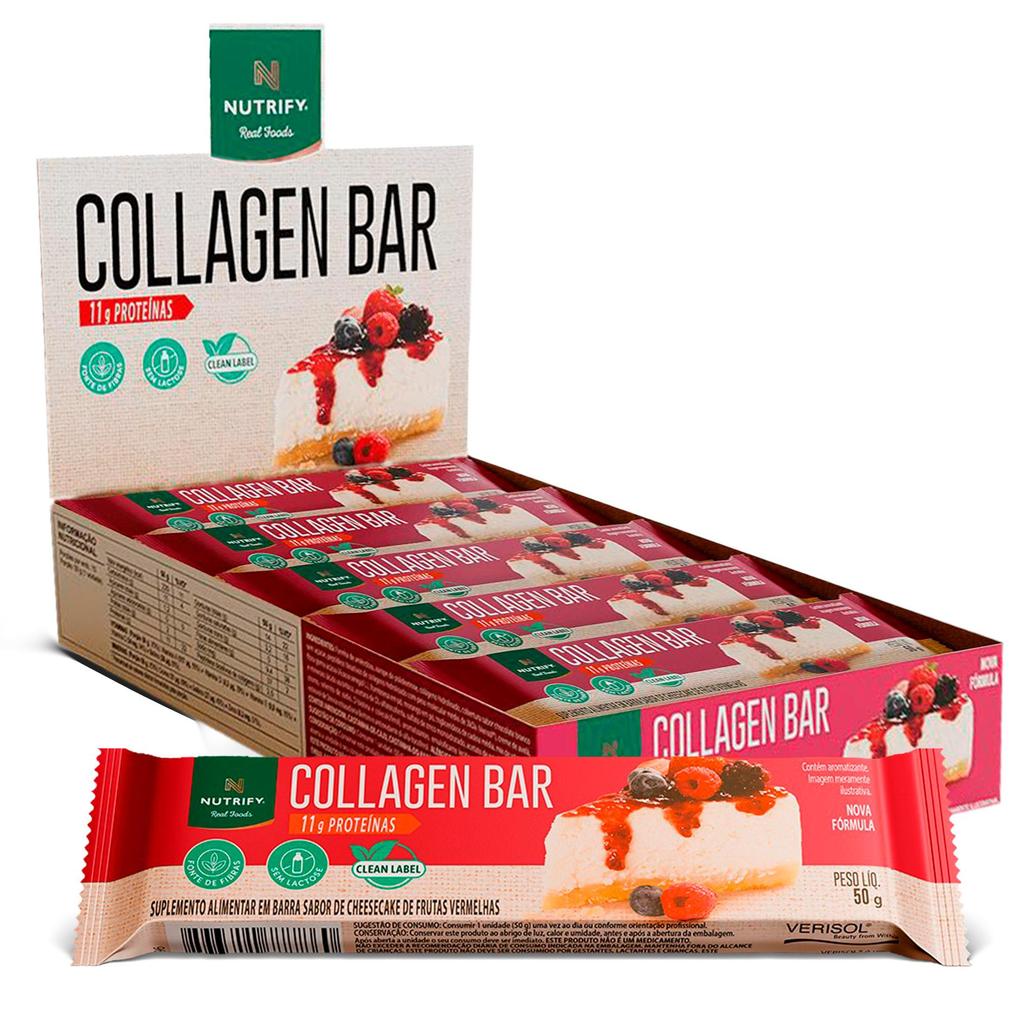 Barra de Proteína Collagen Bar Nutrify 50g em Oferta na Shopee