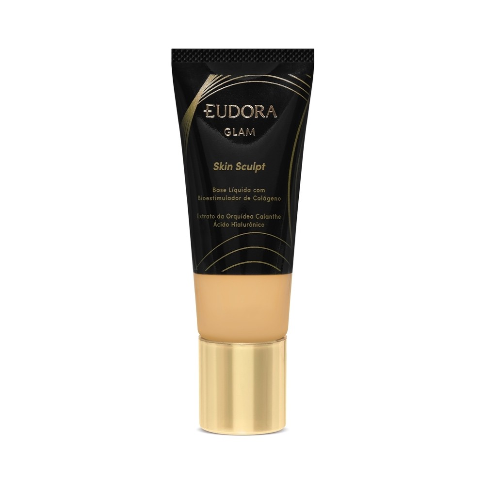 Eudora Glam Skin Sculpt Base Líquida Semi Matte Cor 35 30ml
