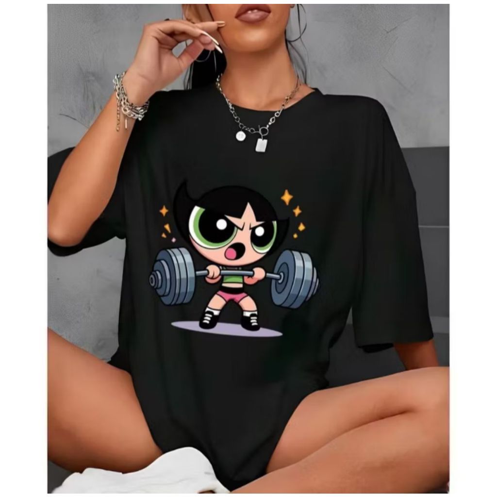 Camiseta Unissex Feminina Meninas Superpoderosas 100% Algodão Academia