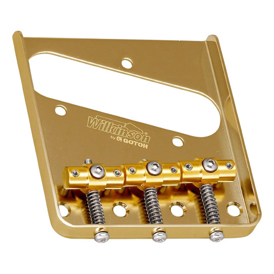Ponte P/ Guitarra Telecaster Wilkinson By Gotoh Wt3 Dourada