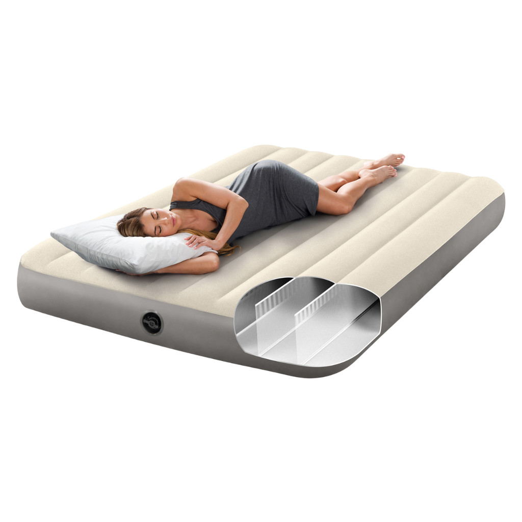 COLCHÃO INFLÁVEL INTEX QUEEN/CASAL DURABEAM FIBER-TECH 64103