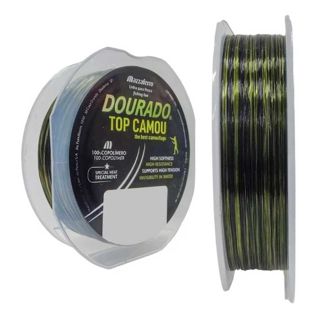 LINHA DOURADO TOP CAMOU 0,30MM 300M