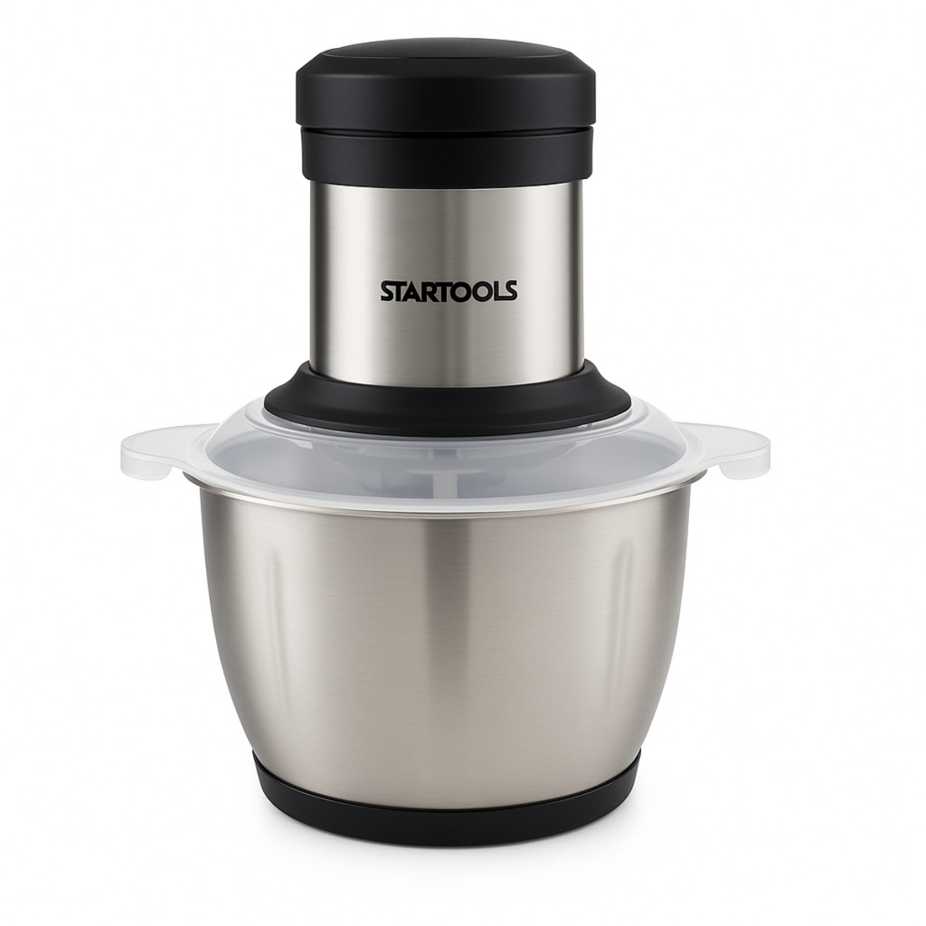 Multiprocessador De Alimentos Elétrico 3l 4 Lâminas Picador Cinza 220v