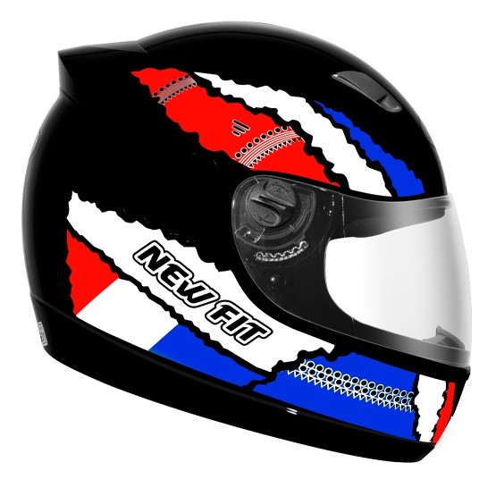 Capacete Moto Ebf New Fit Mundi Várias Cores Viseira Cristal Antirrisco Inmetro Confortável em Oferta na Shopee