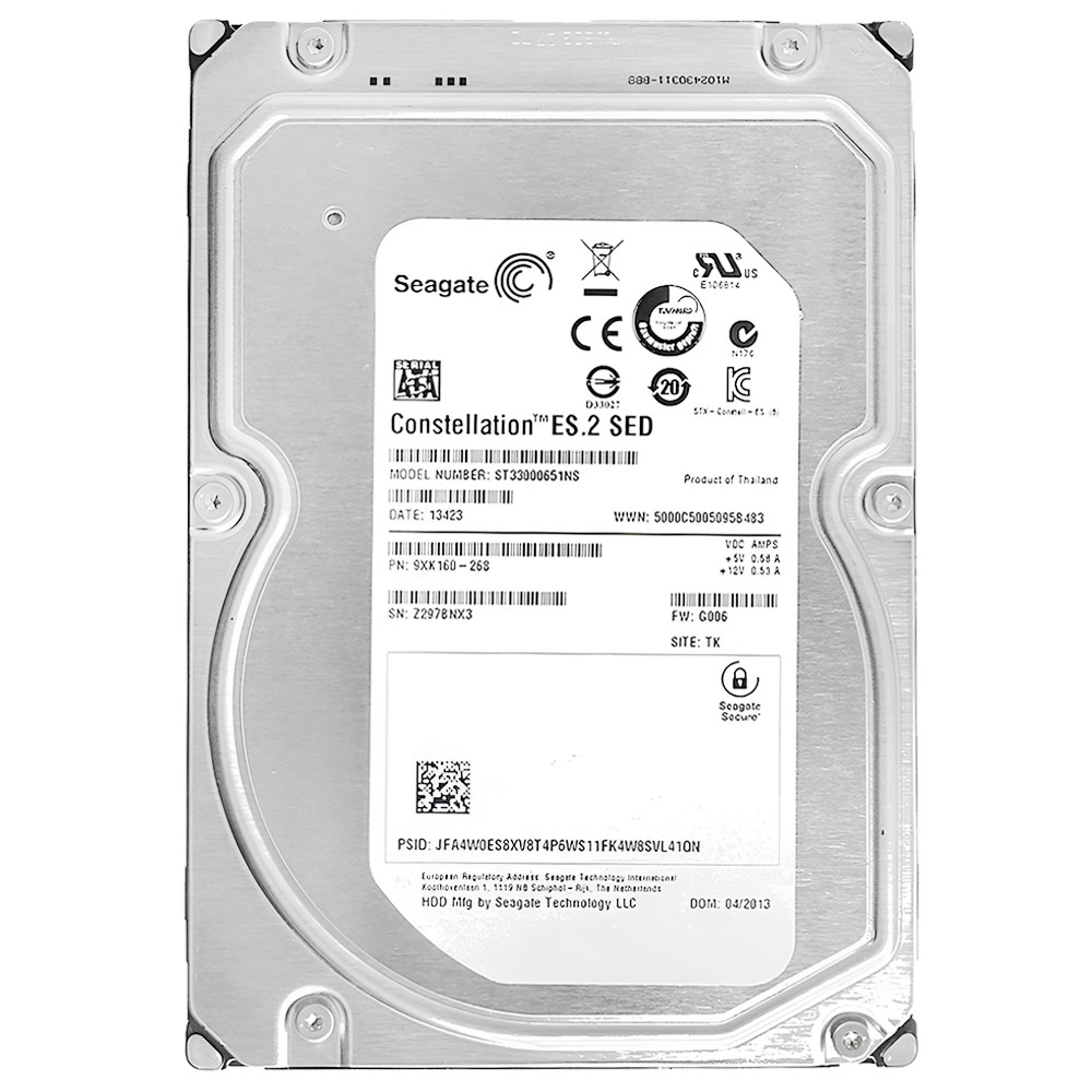 HD SATA 3TB 3.5 Seagate Constellation Es.2 - St33000651ns