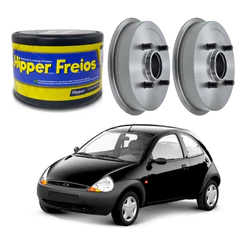 Tambor De Freio Traseiro Ford Ka 1.0 1.6 1997 A 2007