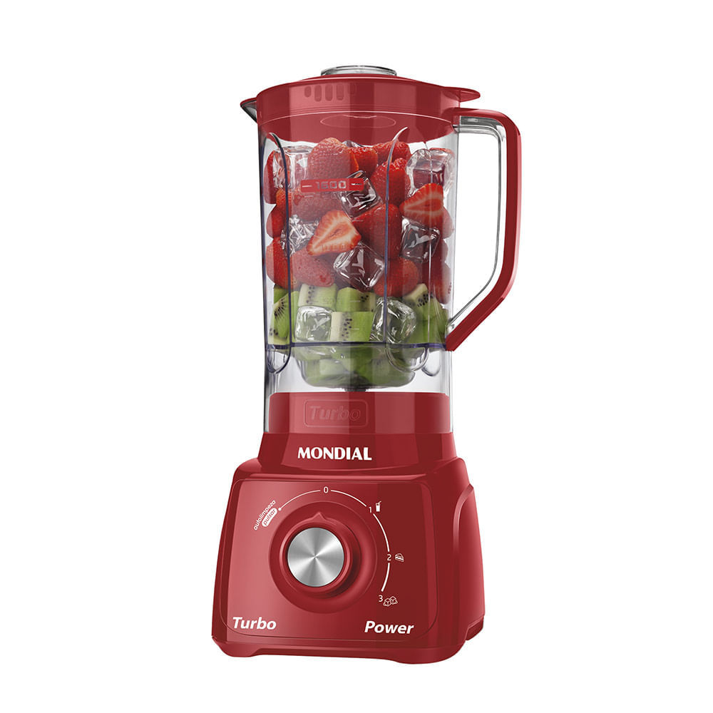 Liquidificador Mondial Turbo Power L-99 FR​ Vermelho - 220V
